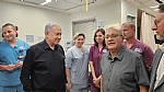 ביקור ראש הממשלה במרכז הרפואי ברזילי
